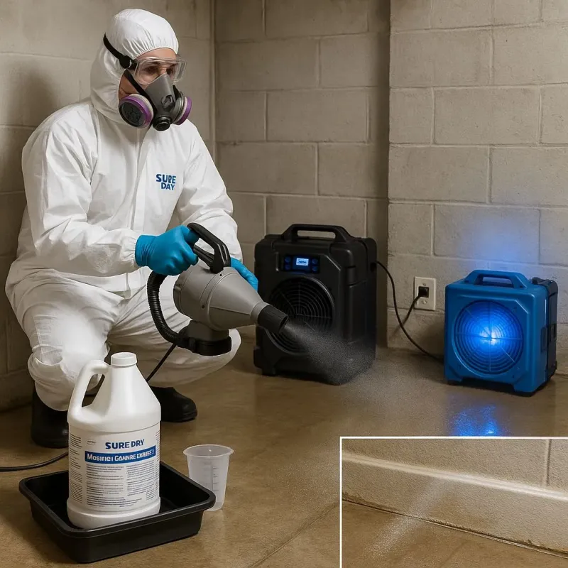 Sanitization and Odor Removal process in Sacramento County, CA